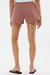 Independent Trading Company PRM20SRT Womens California Wave Wash Fleece Shorts w/ Pockets Dusty Rose Model Back
