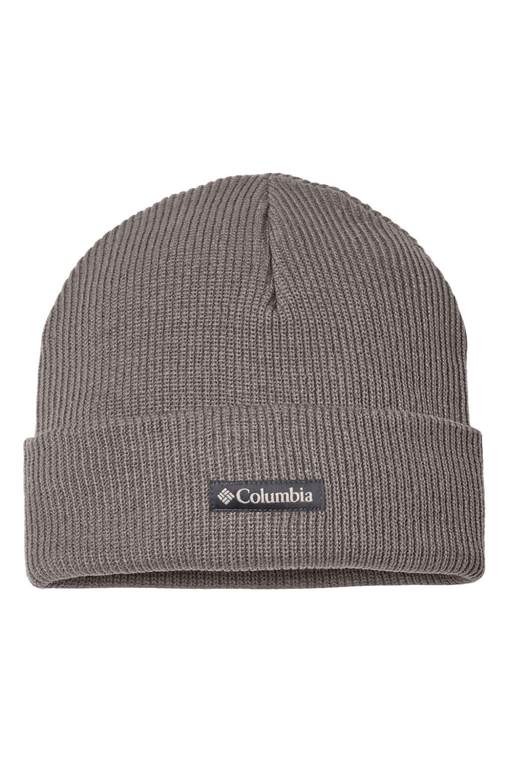 Columbia Hats 191132 Mens Whirlibird Cuffed Beanie City Grey Flat Front
