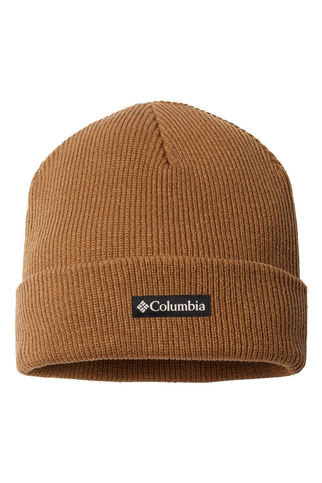 Columbia Hats 191132 Mens Whirlibird Cuffed Beanie Delta Brown Flat Front