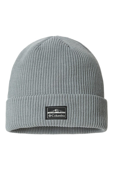 Columbia 197592 Mens Lost Lager II Cuffed Beanie City Grey Flat Front