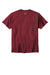 Champion T425 Mens Short Sleeve Crewneck T-Shirt Cardinal Red Flat Front