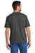 Carhartt CTK84 Mens Short Sleeve Henley T-Shirt w/ Pocket Heather Carbon Grey Model Back