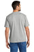Carhartt CTK84 Mens Short Sleeve Henley T-Shirt w/ Pocket Heather Grey Model Back