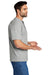 Carhartt CTK84 Mens Short Sleeve Henley T-Shirt w/ Pocket Heather Grey Model Side