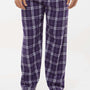 Boxercraft Mens Harley Flannel Pants w/ Pockets - Purple/White - NEW