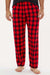 Boxercraft BM6624 Mens Harley Flannel Pants w/ Pockets Red/Black Buffalo Model Front
