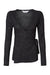 Boxercraft BW1301 Womens Cuddle Wrap Sweatshirt Heather Black Flat Front