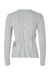 Boxercraft BW1301 Womens Cuddle Wrap Sweatshirt Heather Oxford Grey Flat Back
