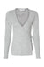 Boxercraft BW1301 Womens Cuddle Wrap Sweatshirt Heather Oxford Grey Flat Front