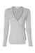 Boxercraft BW1301 Womens Cuddle Wrap Sweatshirt Heather Oxford Grey Flat Front