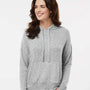 Boxercraft Womens Cuddle Fleece Hooded Sweatshirt Hoodie - Heather Oxford Grey - NEW