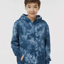 Independent Trading Co. Youth Tie-Dye Hooded Sweatshirt Hoodie - Navy Blue - NEW