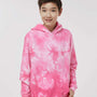 Independent Trading Co. Youth Tie-Dye Hooded Sweatshirt Hoodie - Pink - NEW