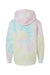Independent Trading Co. PRM1500TD Youth Tie-Dye Hooded Sweatshirt Hoodie Sunset Swirl Flat Back