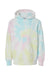 Independent Trading Co. PRM1500TD Youth Tie-Dye Hooded Sweatshirt Hoodie Sunset Swirl Flat Front