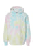 Independent Trading Company PRM1500TD Youth Tie-Dye Hooded Sweatshirt Hoodie w/ Pouch Pocket Sunset Swirl Flat Front