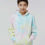 Independent Trading Co. Youth Tie-Dye Hooded Sweatshirt Hoodie - Sunset Swirl - NEW