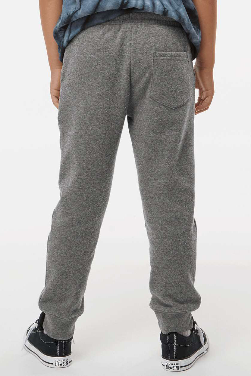 Independent Trading Company PRM16PNT Youth Special Blend Sweatpants w/ Pockets Nickel Grey Model Back