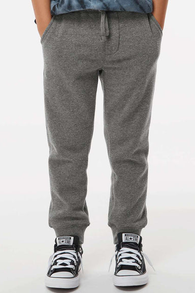 Independent Trading Company PRM16PNT Youth Special Blend Sweatpants w/ Pockets Nickel Grey Model Front