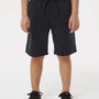Independent Trading Co. Youth Special Blend Fleece Shorts w/ Pockets - Black - NEW