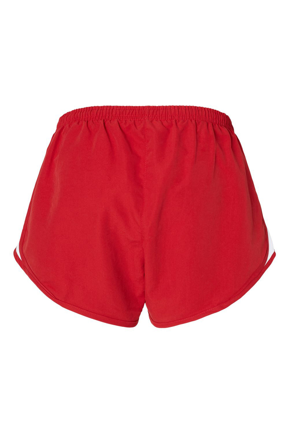Boxercraft BW6102 Womens Sport Shorts Red Flat Back