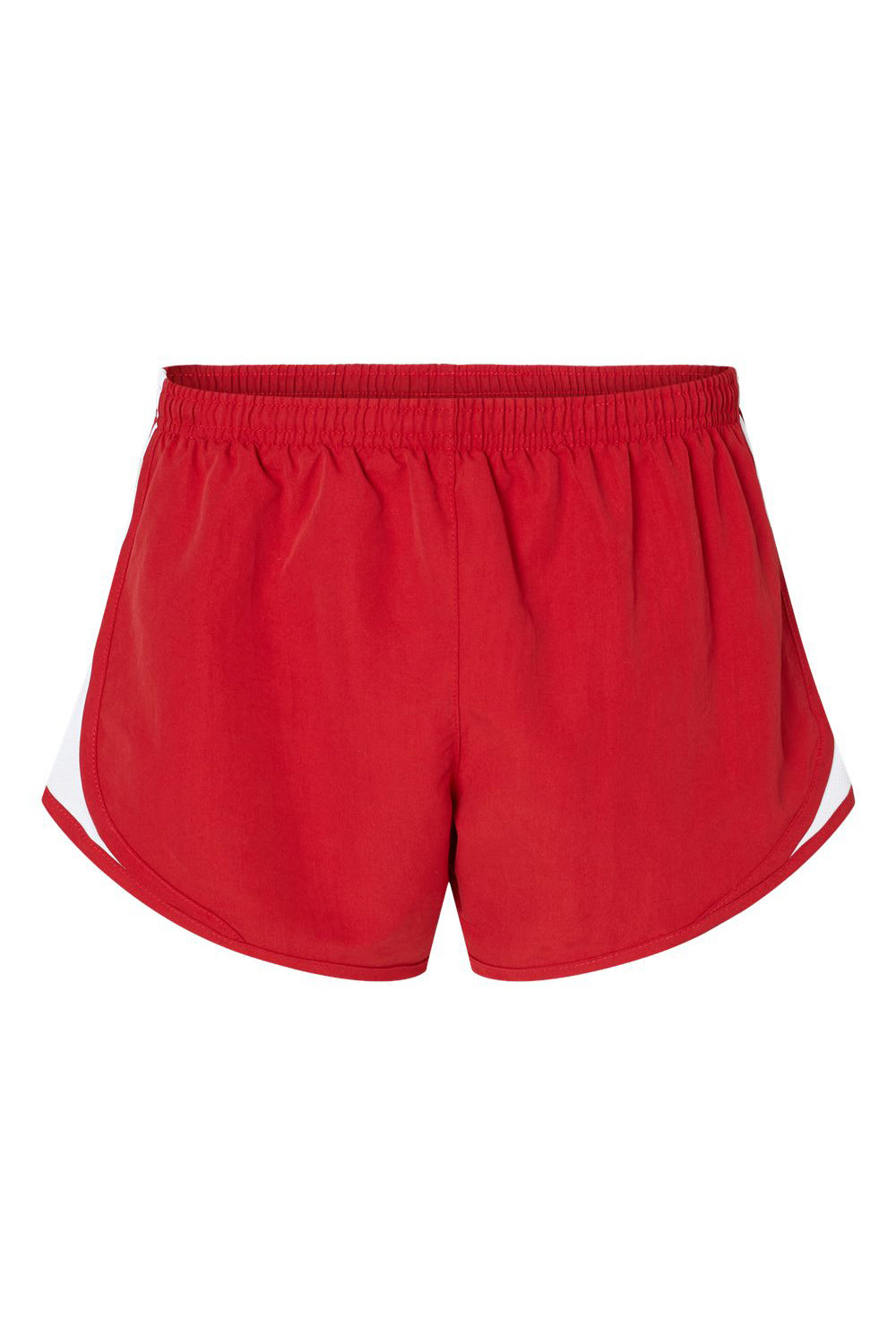 Boxercraft BW6102 Womens Sport Shorts Red Flat Front