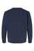 LAT 2225 Youth Elevated Fleece Crewneck Sweatshirt Navy Blue Flat Back