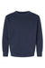 LAT 2225 Youth Elevated Fleece Crewneck Sweatshirt Navy Blue Flat Front