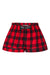 Boxercraft BW6501 Womens Flannel Shorts Red/Black Buffalo Flat Front