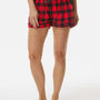 Boxercraft Womens Flannel Shorts - Red/Black Buffalo - NEW