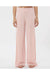 Boxercraft BW6615 Womens Evelyn Lounge Pants Blush Pink/White Model Front