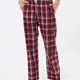Boxercraft Womens Haley Flannel Pants w/ Pockets - Heritage Maroon Plaid - NEW