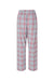 Boxercraft BW6620 Womens Haley Flannel Pants w/ Pockets Oxford Red Tomboy Plaid Flat Back