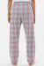 Boxercraft BW6620 Womens Haley Flannel Pants w/ Pockets Oxford Red Tomboy Plaid Model Back