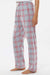 Boxercraft BW6620 Womens Haley Flannel Pants w/ Pockets Oxford Red Tomboy Plaid Model Side