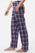Boxercraft BW6620 Womens Haley Flannel Pants w/ Pockets Purple/White Model Side