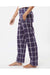 Boxercraft BW6620 Womens Haley Flannel Pants Purple/White Model Side