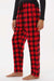 Boxercraft BW6620 Womens Haley Flannel Pants w/ Pockets Red/Black Buffalo Model Side