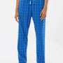 Boxercraft Womens Haley Flannel Pants w/ Pockets - Royal Blue Field Day Plaid - NEW