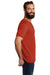 Allmade AL2004 Mens Short Sleeve Crewneck T-Shirt Desert Sun Red Model Side