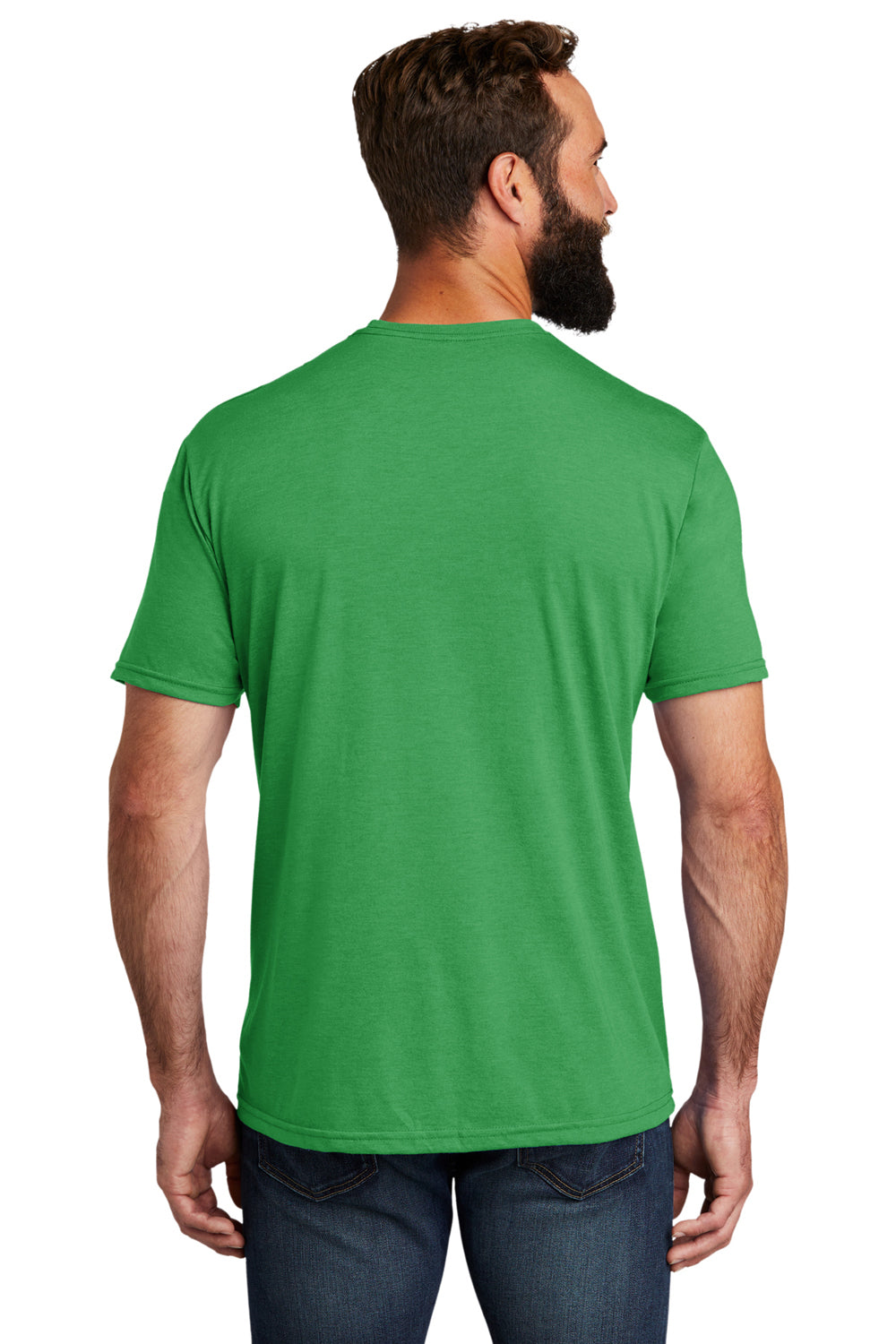 Allmade AL2004 Mens Short Sleeve Crewneck T-Shirt Enviro Green Model Back