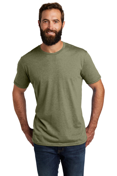 Allmade AL2004 Mens Short Sleeve Crewneck T-Shirt Olive You Green Model Front