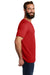 Allmade AL2004 Mens Short Sleeve Crewneck T-Shirt Rise Up Red Model Side