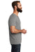 Allmade AL2014 Mens Short Sleeve V-Neck T-Shirt Aluminum Grey Model Side