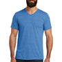Allmade Mens Short Sleeve V-Neck T-Shirt - Azure Blue