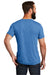 Allmade AL2014 Mens Short Sleeve V-Neck T-Shirt Azure Blue Model Back