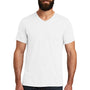Allmade Mens Short Sleeve V-Neck T-Shirt - Fairly White