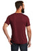 Allmade AL2014 Mens Short Sleeve V-Neck T-Shirt Vino Red Model Back