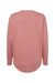 LAT 3525 Womens Weekend Fleece Crewneck Sweatshirt Mauvelous Pink Flat Back