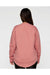 LAT 3525 Womens Weekend Fleece Crewneck Sweatshirt Mauvelous Pink Model Back